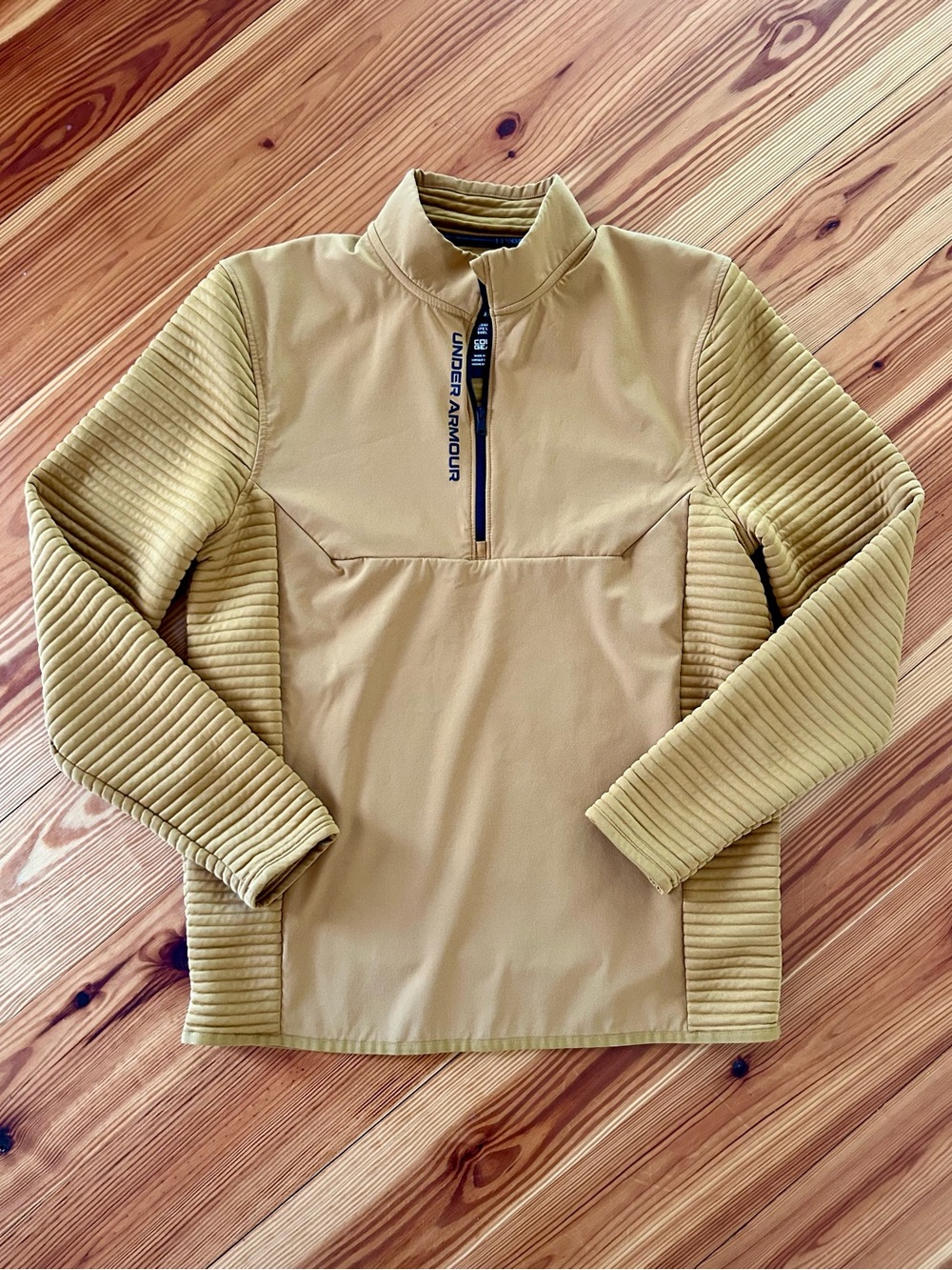 Under Armour Men’s Tan Quarter-Zip Pullover